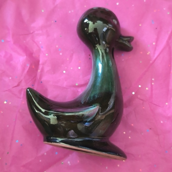 Blue Mountain Pottery Swan Planter Bowl Canada Vintage - Picture 2 of 9